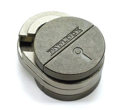 Cast Puzzle Padlock, Huzzle, Metallpuzzle
