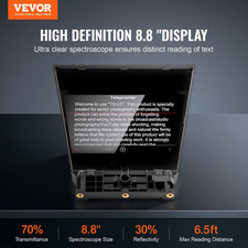 Teleprompter, 8" Aluminum Alloy, for Video Recording/Live Streaming