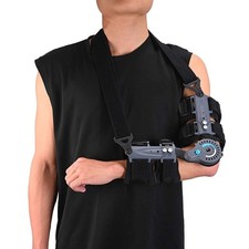 Elbow Brace Hinge Adjustable Post OP ROM Elbow Brace with Sling LEFT, KOMZER