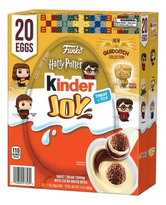 Funko Harry Potter Kinder Joy 20 Eggs – Quidditch Collection