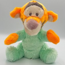 Disney Baby Tigger Plush Green Pajama Rattle Inside Winnie the Pooh Stuffed