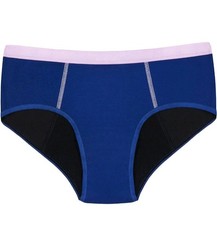 Teen Thinx BTWN Brief Super Period Underwear Tidal Wave Blue Sz 15-16 Years