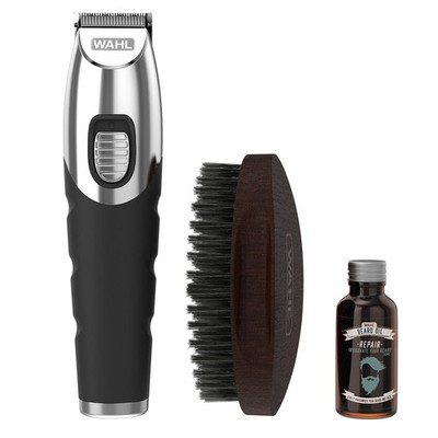 Wahl 9893-800 Cord Cord Cordless Stoppel Bart Trimmer Kit Herren Pflege Wiederaufladbar
