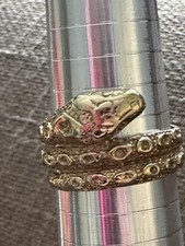 Serpent Men’s Gold Ring