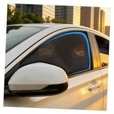 Car Window Shades,2 Pack Car Side Window for Front Windows-BLACK