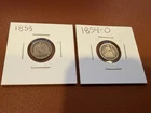 2x Lot of Liberty Seated Half Dimes | Silver 5 c |