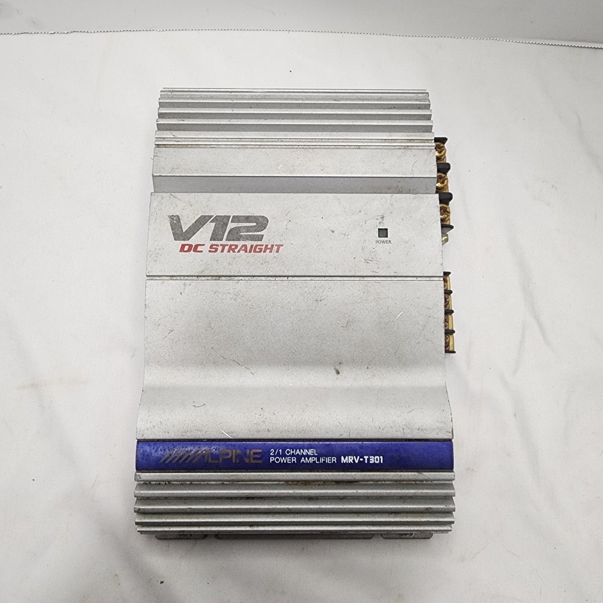 Vtg ALPINE V12 Old School 2-Channel Car Audio Power Amplifier MRV