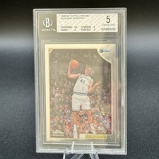 1998-99 Topps Chrome Dirk Nowitzki #154 (RC) Dallas Mavericks Beckett Graded 5