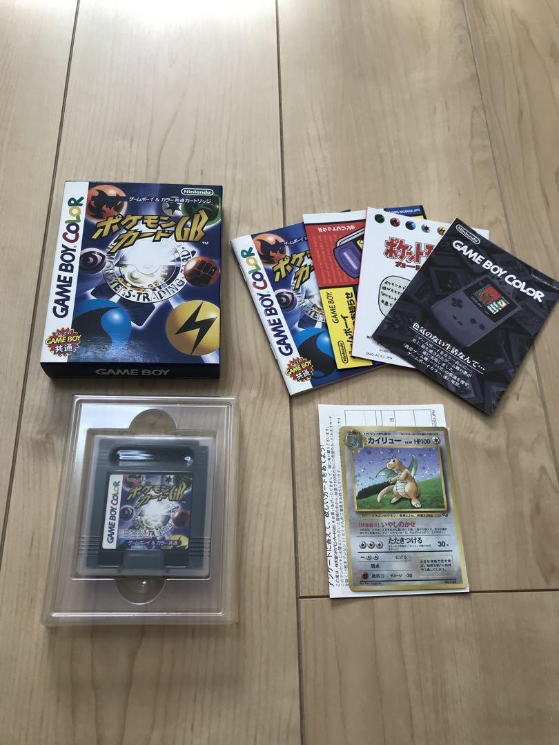 Nintendo GameBoy Color Pokemon Trading Card Game GB with Card