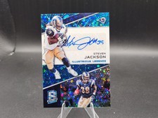 2019 Spectra Illustrious Legends Steven Jackson #IL-SJ Disco Blue Prizm /50