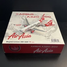 Phoenix Model 1:400 Air Asia Airbus A320 9M-AQH 100th Awesome Plane 10651 Scale
