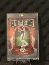 2024 Panini Mosaic - Center Stage J.J. McCarthy #9 Silver Prizm (RC)