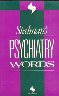 Stedman's Psychiatry Words Paperback Thomas Lathrop Stedman