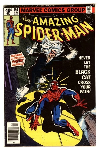 Amazing Spider-Man #194 VGF 5.0 1979 Newsstand 1st App Black Cat