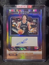 2023-24 Panini Recon - True Potential Signatures Jalen Wilson #TPS-2 Blue /75 