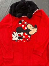 Disney Mickey  Minnie Mouse Reversible Oversized Fleece Blanket Hoodie