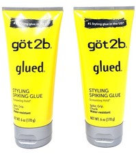 Got2b Glue Styling Spiking Hair Gel Water Resistant 6oz 2-Pack