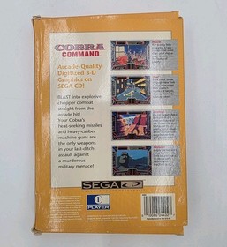 Sega CD - Cobra Command (Sega CD, 1992) Complete - Tested  Manual