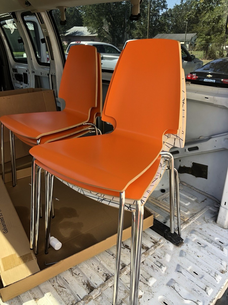 廃盤 レアカラー IKEA VILMAR チェア 椅子　レトロポップ Ikea Vilmar Chair Vintage Early 2000's Orange Excellent Condition