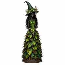 Enchanted Autumn Witch Figurine, Outdoor Statues Garden Sculptures  Statues ...
