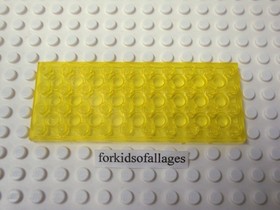Lego Trans Yellow 4x10 Vintage Plate Baseplate Classic Space 928 924 487 6971