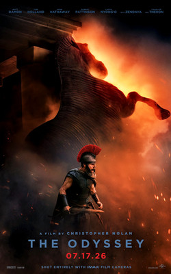 2026 The Odyssey 11x17 Movie Poster Matt Damon Christopher Nolan Art New