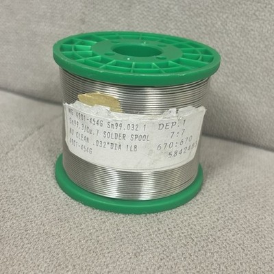 MG 4901-454G Lead-Free Solder Wire Sn99.3/Cu0.7 0.032  1lb No-Clean