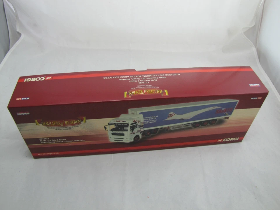 Corgi CC13433 MAN TGA Cab & Trailer Saints Transport Ltd Slough Berkshire 1:50 - Bild 3 von 4
