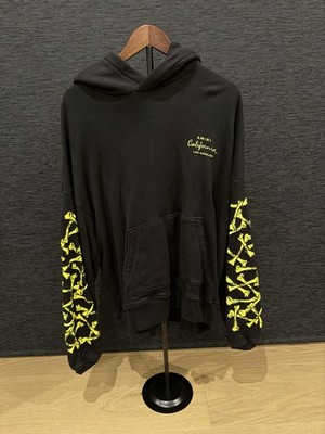 Amiri Bones And Stars Men s Black/yellow Hoodie Size M