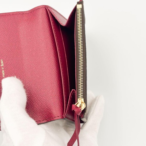 Current Model with Box Louis Vuitton Monogram Portemonnaie Rosalie Fuchsia M4193 - Picture 9 of 12