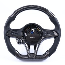 Steering Wheel For Alfa Romeo Giulia Stelvio 2017 2018 2019 Custom Carbon Fiber