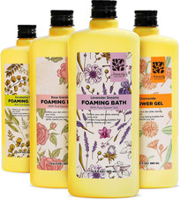 Bubble Bath for Women, Scented Gift Set for Adults, 51.2 Fl Oz Pack of 4 