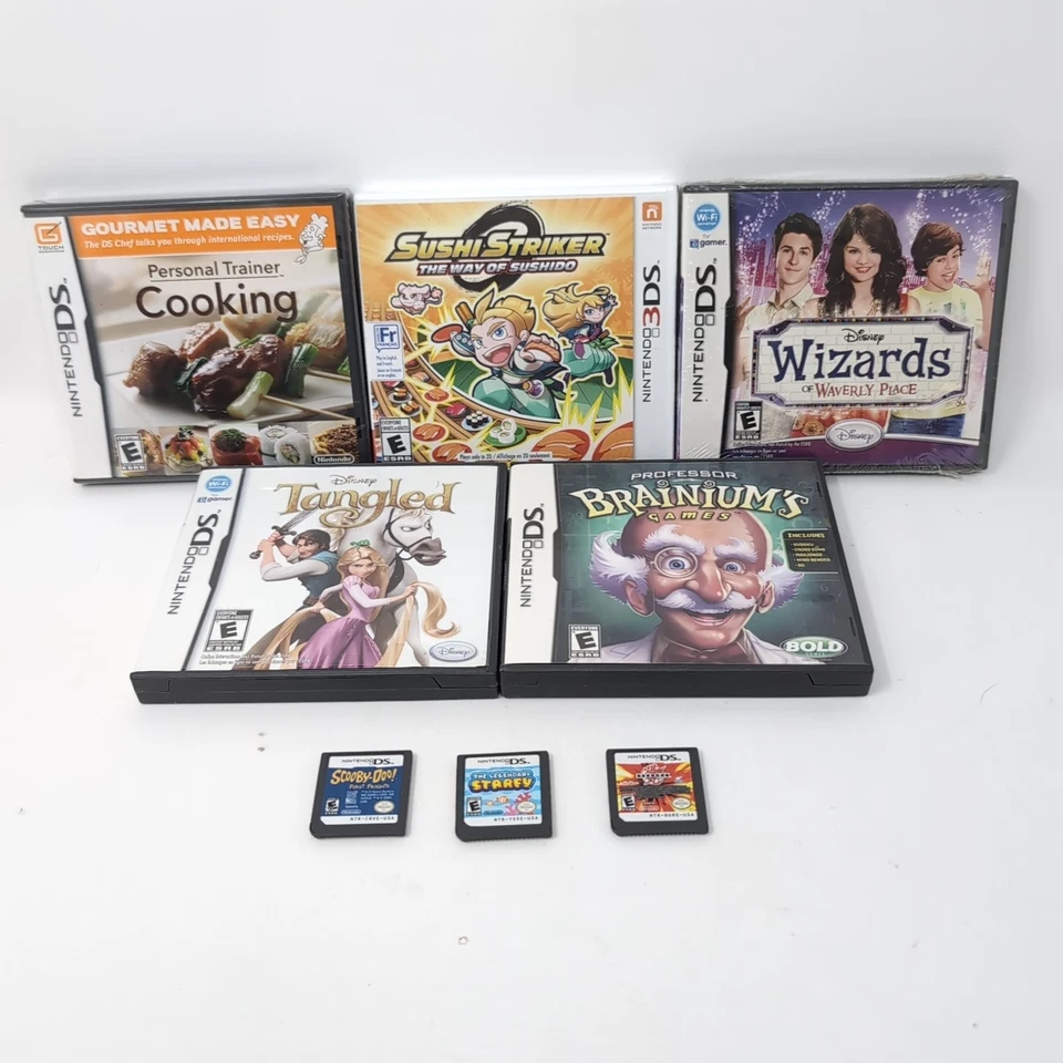 Sushi Striker Starfy Scooby Doo Bakugan Tangled etc, Nintendo DS 3DS Some Sealed - Image 2 of 4