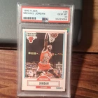 Fleer 1990-91 Michael Jordan #26 Chicago Bulls Basketball Card PSA 10 Base Set