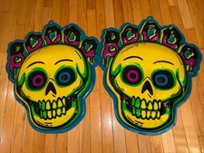 Hyde and EEK Boo Skull Form Sign 27 x23 Wall Art Halloween Decor