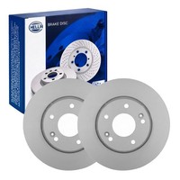 2X Hella Pagid Bremsscheiben Ø280Mm Vorne Passend FüR Hyundai I30 Sonata Kia Cer