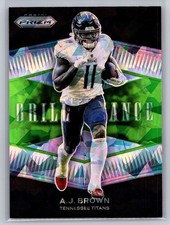 AJ Brown 2021 Prizm Green Cracked Ice Prizm Brilliance  🔥 Titans/Eagles 🔥