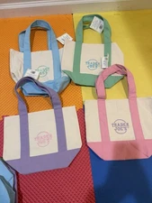 Trader Joes LIMITED EDITION Spring Color  Mini Tote 