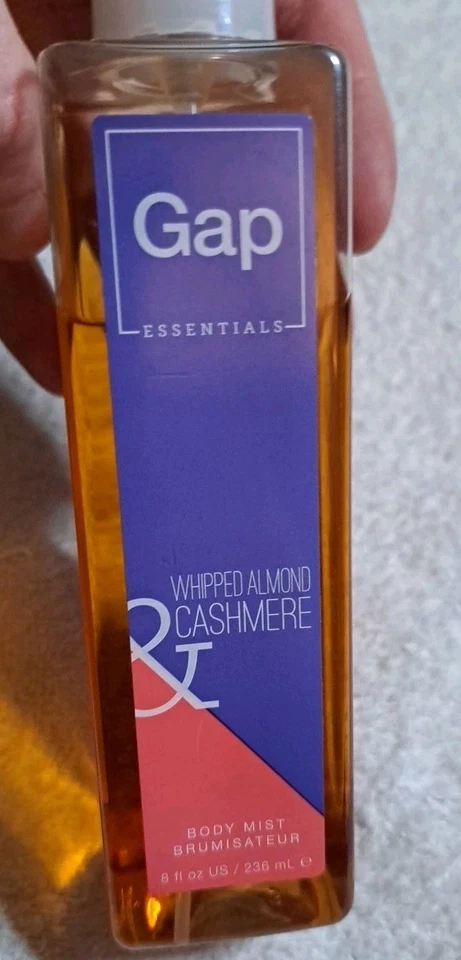 GAP ESSENTIALS ALMENDRA BATIDA CACHEMIRA CUERPO NIEBLA SPRAY PERFUME 8 OZ 80% COMPLETO Foto 3 de 4