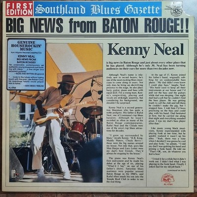 Kenny Neal   Big News From Baton Rouge!! - Vinyl Record NEAR-MINT BLUES