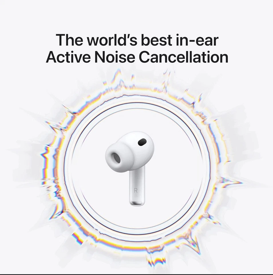 Apple AirPods Pro 3 Wireless Earbuds, Active Noise Cancellation - New - Image 4 of 4