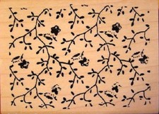 FLORAL BACKGROUND Rubber Stamp 414G Savvystamps Brand NEW vine