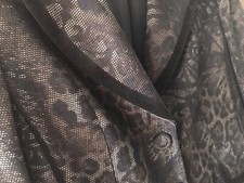 Basle Jacket Brown Black Size 16 Tailored Velvet Trim