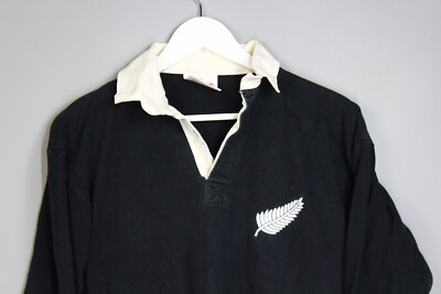 Maillot Vintage All Blacks Nouvelle-Zélande Années 90 Manches Longues - Occasion