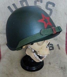 Helmet SSH 39 WWII 1939 WW2 Size 2 relic Soviet Army RKKA 3 after restoration