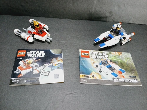 Lot of 2 Lego Star Wars Microfighters Sets=#75263 and #78160 / Complete