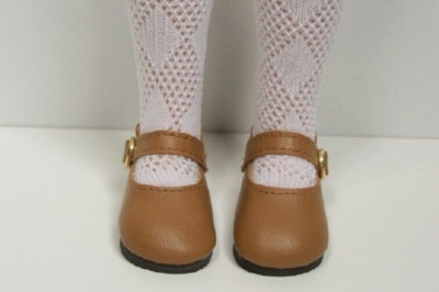 Light Brown Basic Slim Fit Doll Shoes For 14'' Robert Tonner Betsy McCall (Debs)