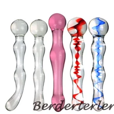 Glass Anal Plug Butt Plug Expander Dildo Anal Dilator Masturbator Anal Sex Toys