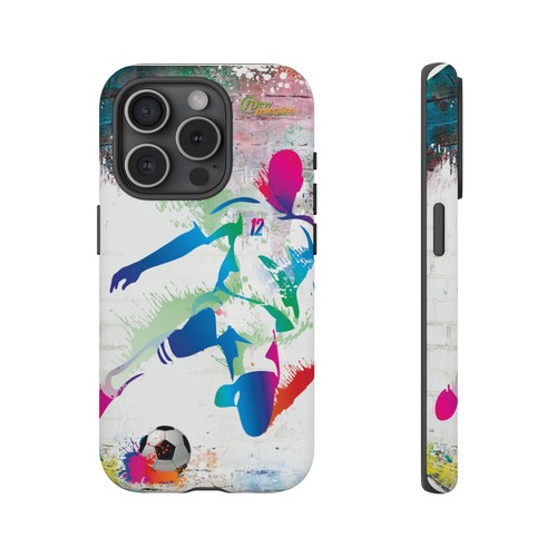 Soccer Phone Case - Colorful Tough Phone Cover for Soccer Players, Sports Lovers - 第 40/261 張圖片