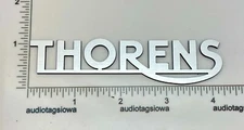 Thorens Turntable  Logo  Badge Custom Incised Acrylic  124 125 160